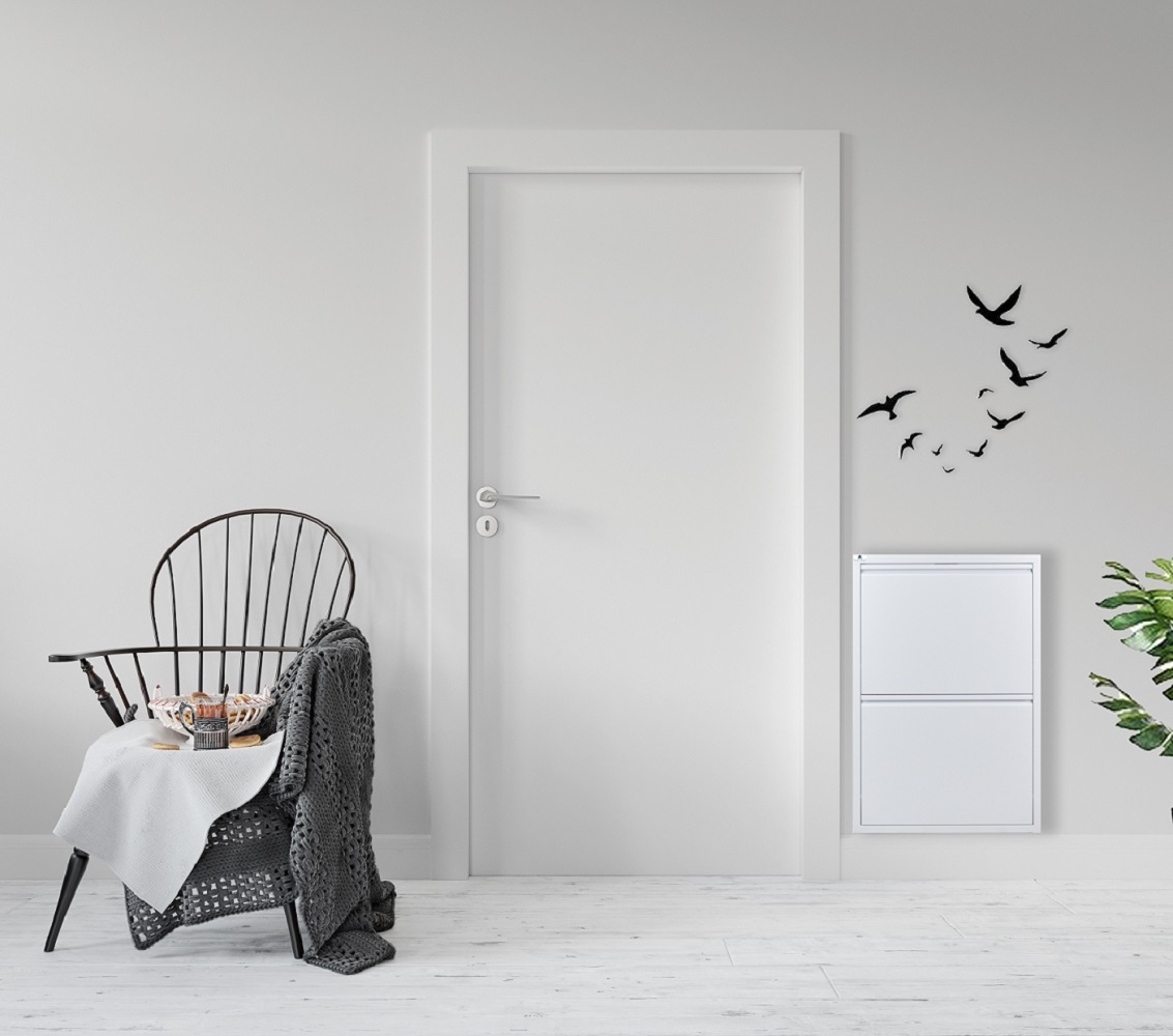 Scarpiera Piccola A 4 Livelli In Metallo – 42x25x51 Cm – Porta Scarpe Salvaspazio